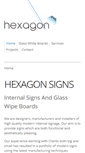 Mobile Screenshot of hexagonsigns.com